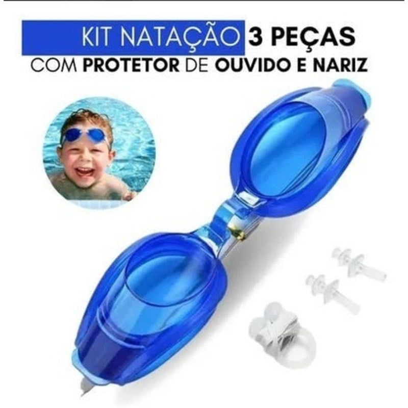 Óculos Praia Piscina Proteção Mergulho Infantil Natação